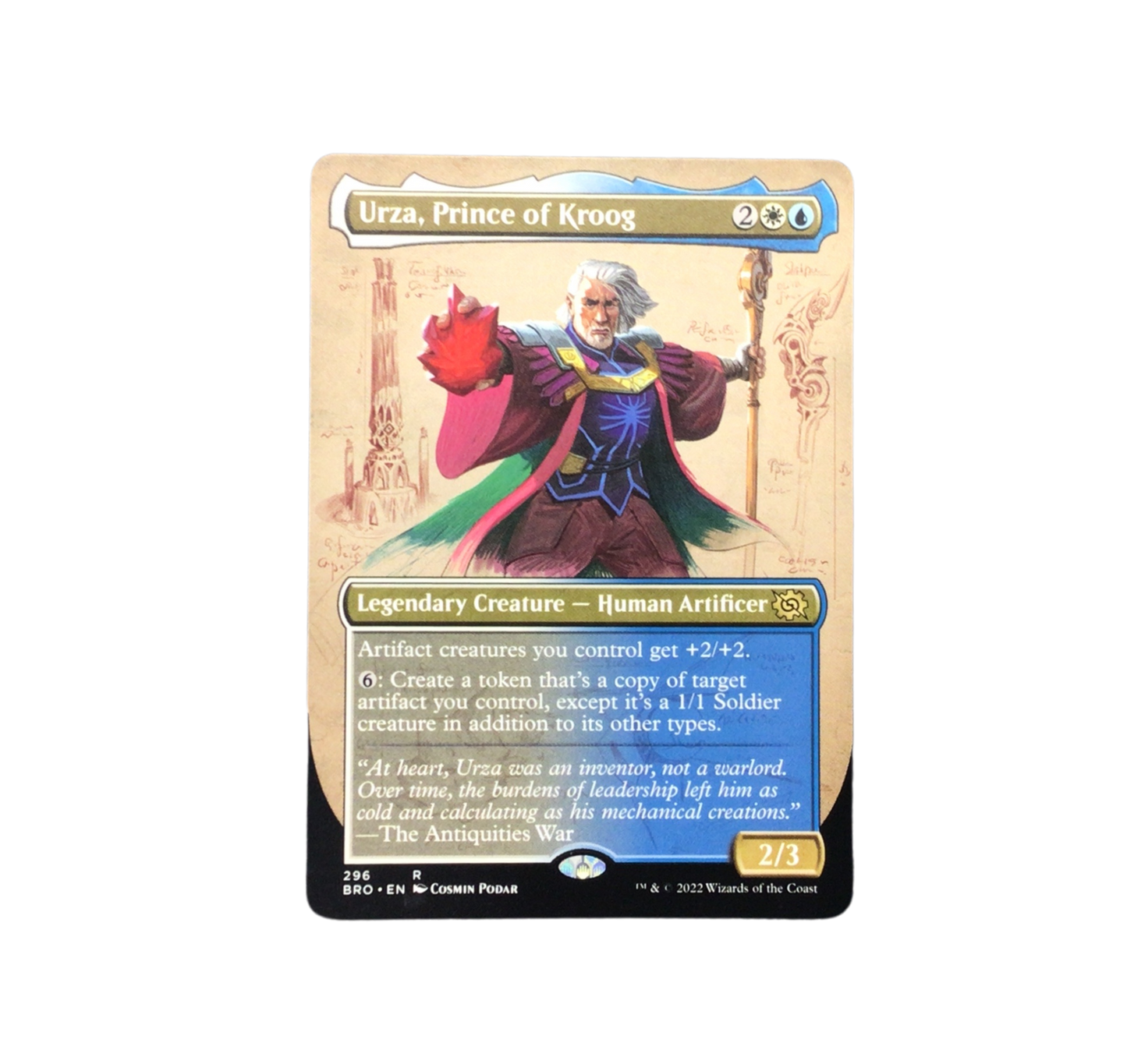 Urza, Prince of Kroog (Borderless) - The Brothers' War