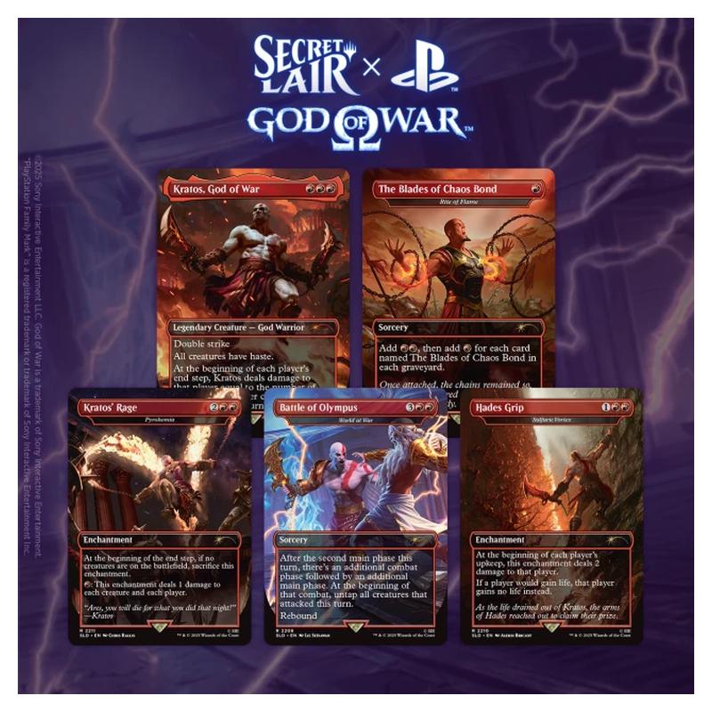 Magic The Gathering Secret Lair X God Of War Greek Non-Foil
