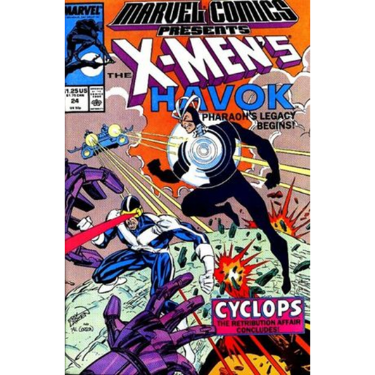 Marvel Comics Presents The X-Men's Havok #24 Comic
