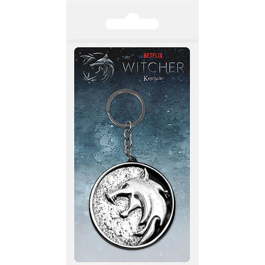 THE WITCHER (THE WOLF) METAL KEYCHAIN