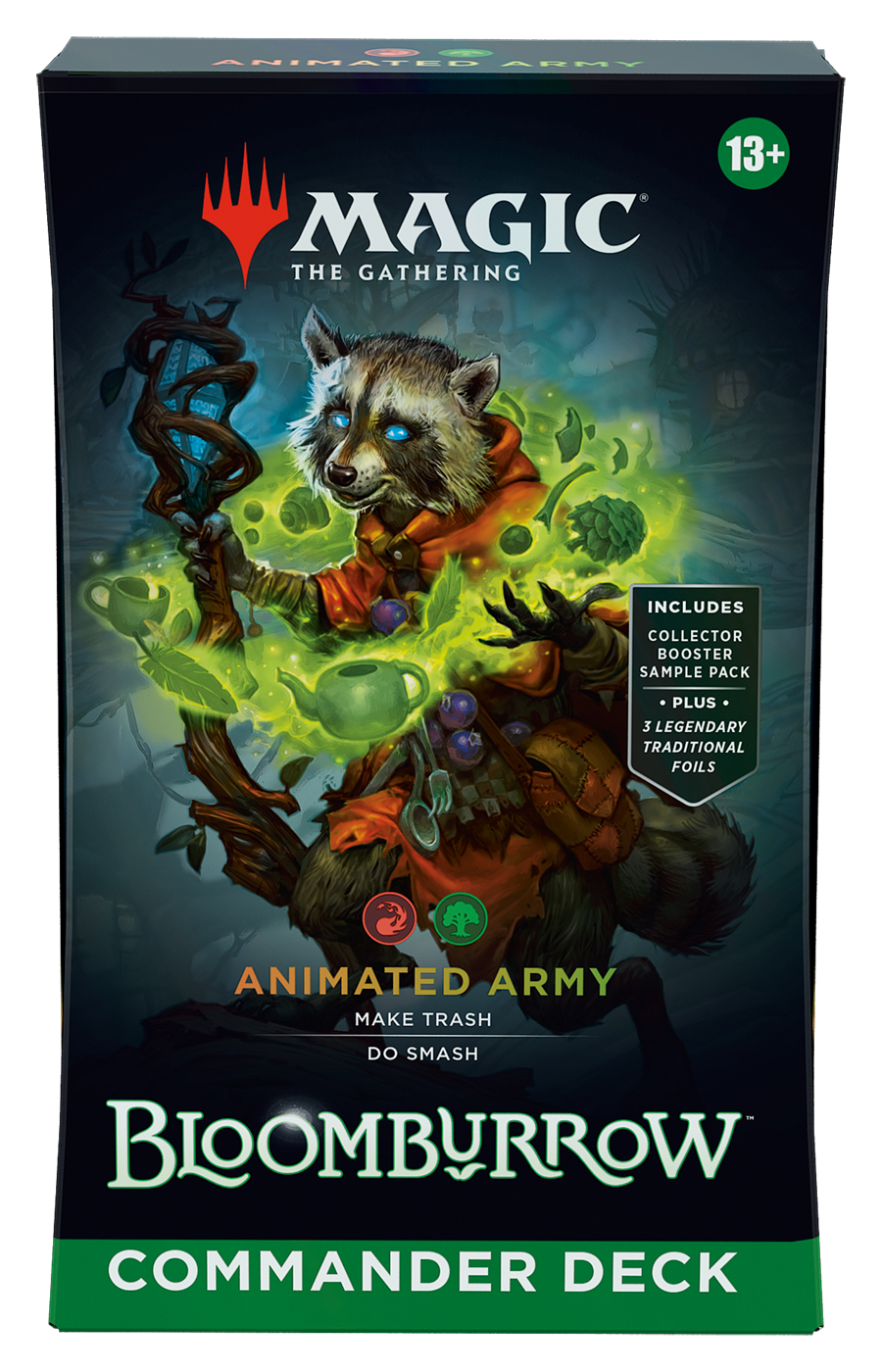 Magic The Gathering Bloomburrow Animated Army Commander Deck