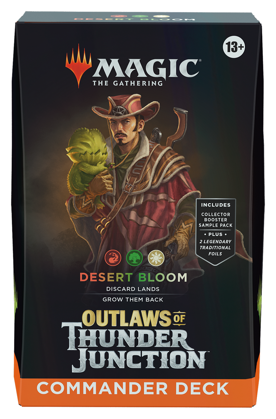 Magic The Gathering Outlaws of Thunder Junction Desert Bloom Commander Deck