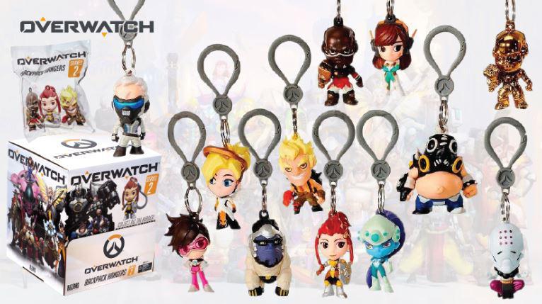 Overwatch Series 2 backpack hangers mystery blind bags
