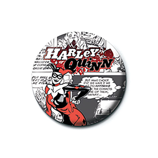 DC COMICS (HARLEY QUINN - AKA) PINBADGE
