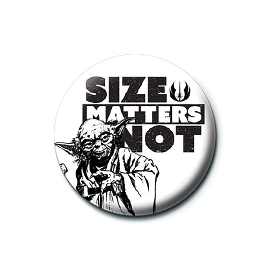 STAR WARS (SIZE MATTERS NOT) PINBADGE