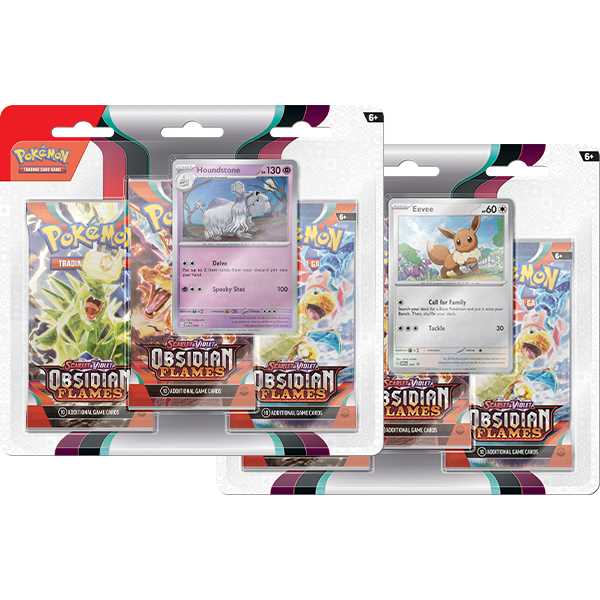 Pokémon TCG: Scarlet & Violet 3 Obsidian Flames 3-Pack