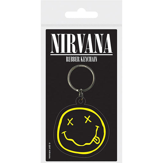 NIRVANA (SMILEY) PVC KEYCHAIN