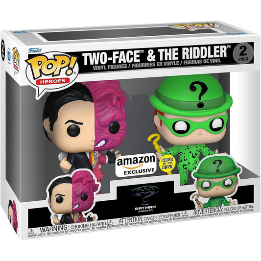 Funko Pop! Vinyl - Two-Face & The Riddler - 2 Pack