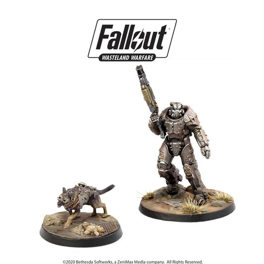 Fallout: Wasteland Warfare X-01 Survivor & Dogmeat