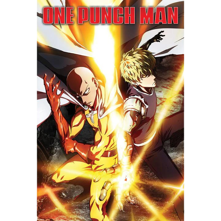 ONE PUNCH MAN (SAITAMA AND GENOS) POSTER