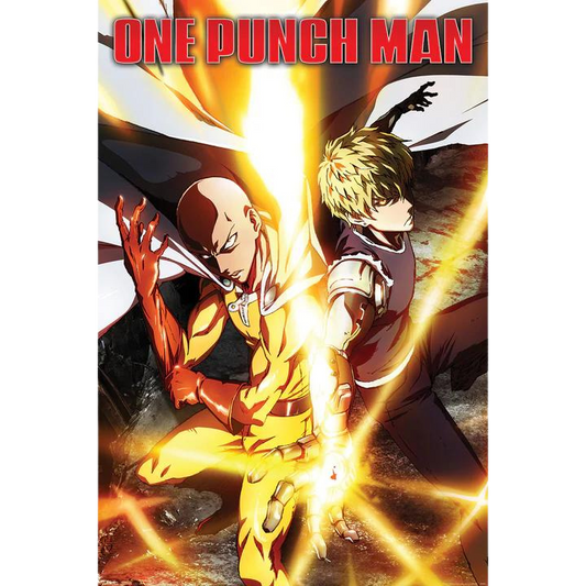 ONE PUNCH MAN (SAITAMA AND GENOS) POSTER