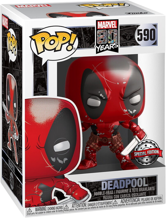 Funko Pop! Marvel 80 Years Deadpool Special Edition (590)