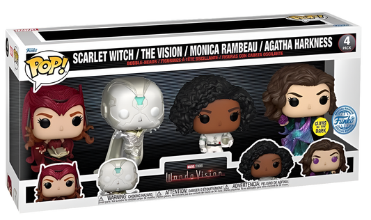 Wandavision funko pop 4 pack collection