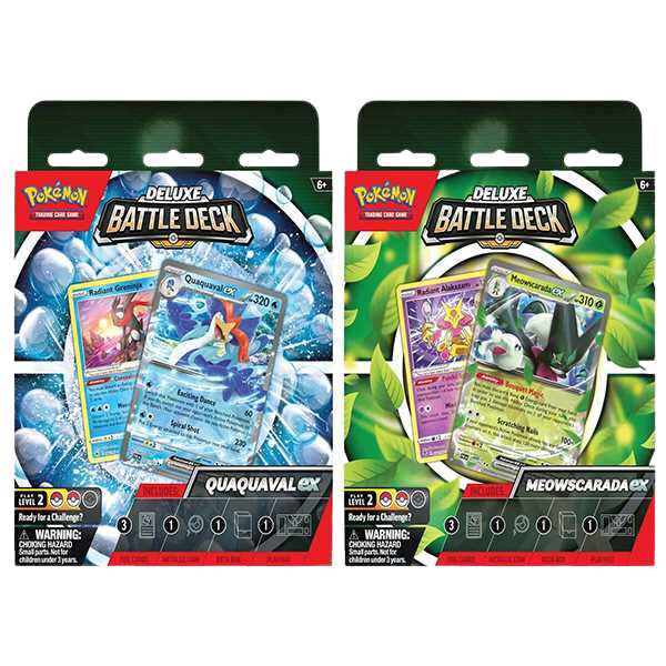 Pokémon TCG: Deluxe Battle Decks - Quaquaval ex/Meowscarada ex
