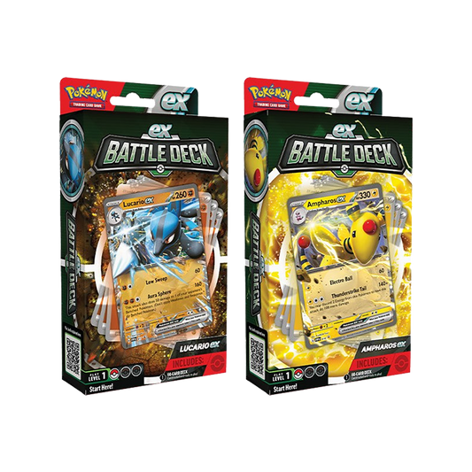 Pokémon TCG: Lucario and Ampharos EX Battle Decks