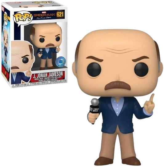 Funko Pop! Vinyl Marvel Spider-Man Far From Home - J. Jonah Jameson (Pop In A Box Exclusive) 621
