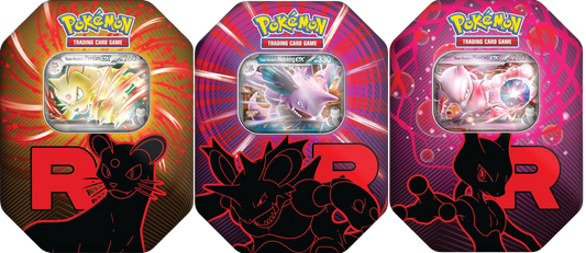 Pokemon team rocket tin