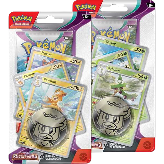 Pokemon Scarlet & Violet Paldea Evolved Checklane Blister