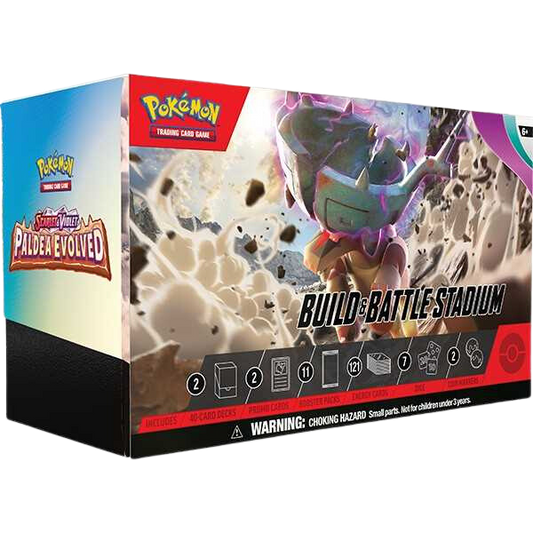 Pokemon Scarlet & Violet Paldea Evolved Build and Battle Stadium