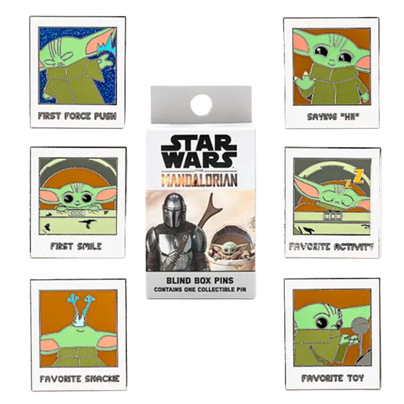 Display Blind Box Enamel Pin Loungefly Star Wars The Mandalorian Yoda the Child