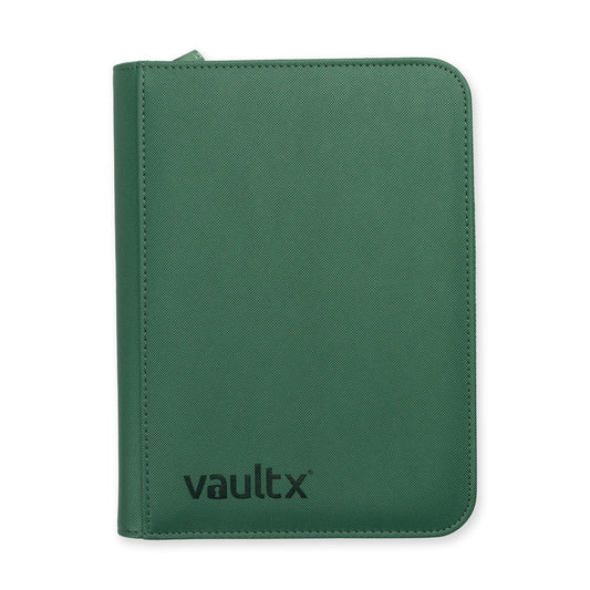 Vault X 4 Pocket Zip Binder Metallic Green