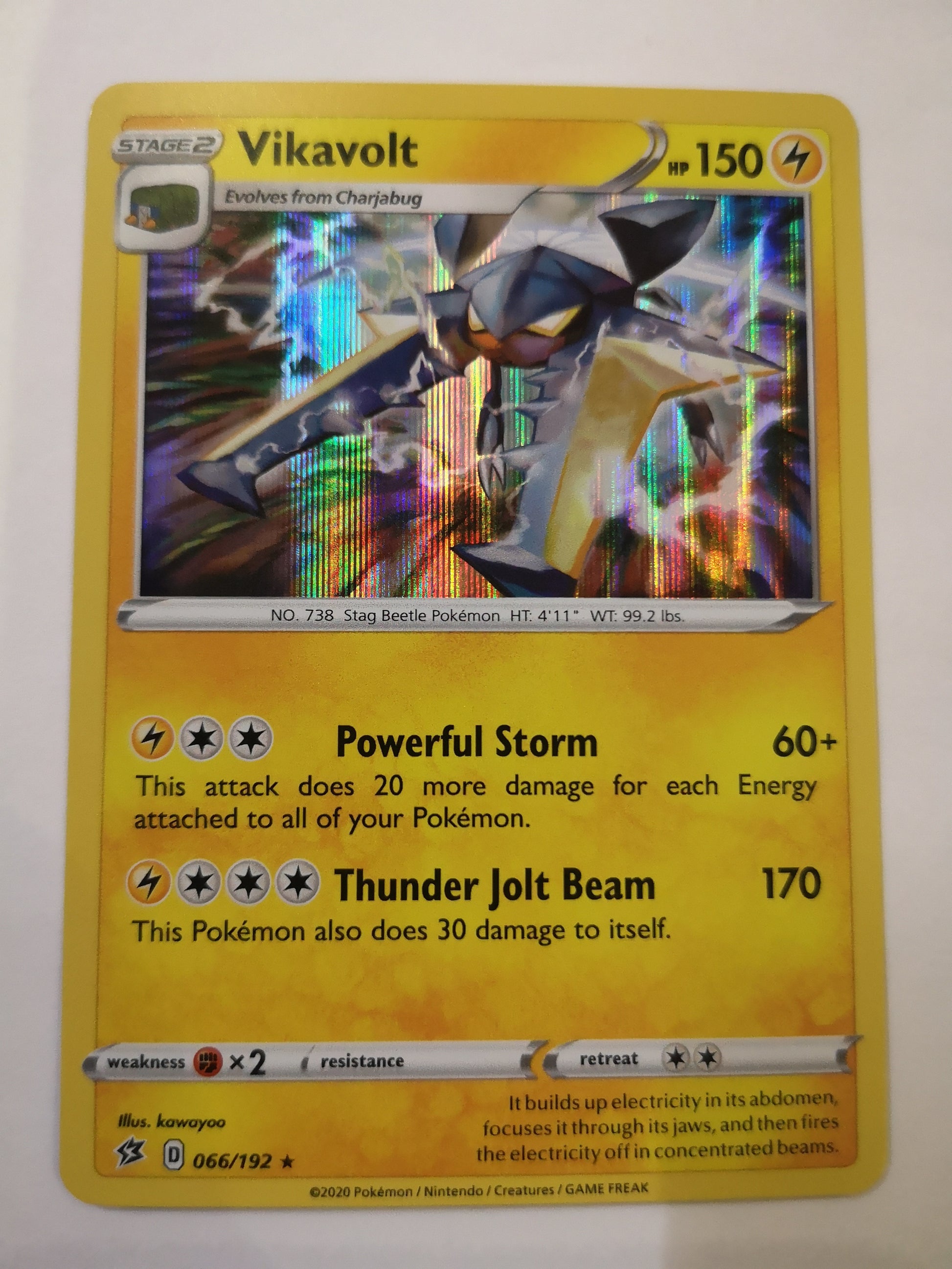 vikavolt pokemon card price Pokemon Vikavolt Holo 066/192 – Unified Cards