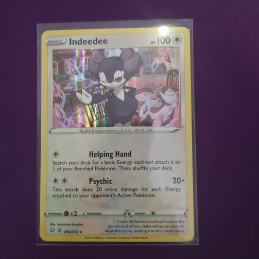 Pokemon Indeedee Holo 056/072