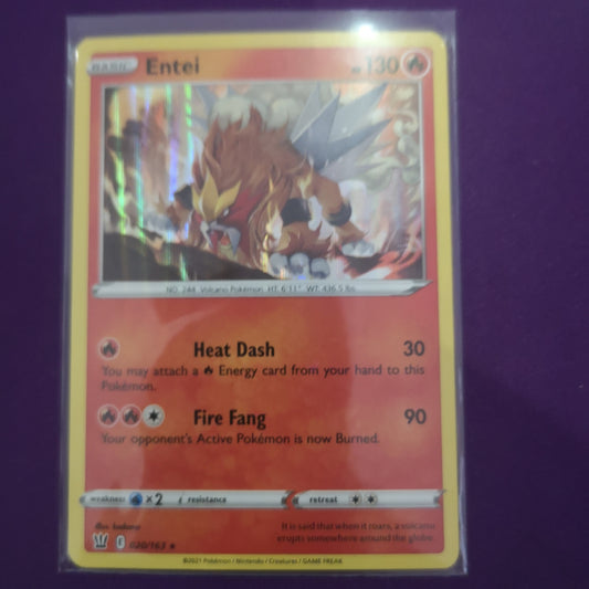 Pokemon Entei Holo 020/163