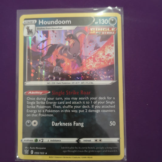 Pokemon Houndoom Holo 096/163