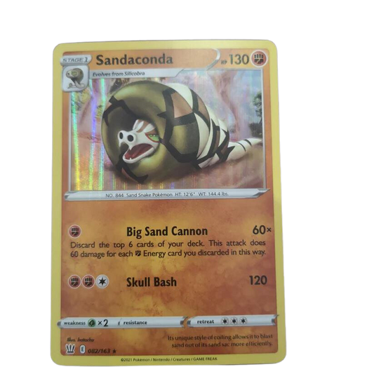 Pokemon Sandaconda Holo 082/163