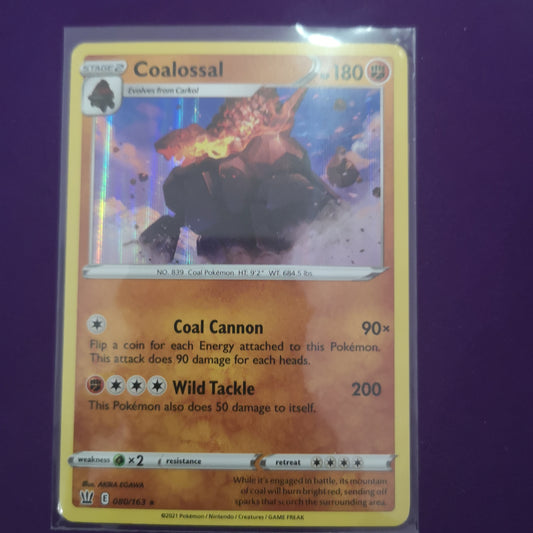 Pokemon Coalossal Holo 080/163