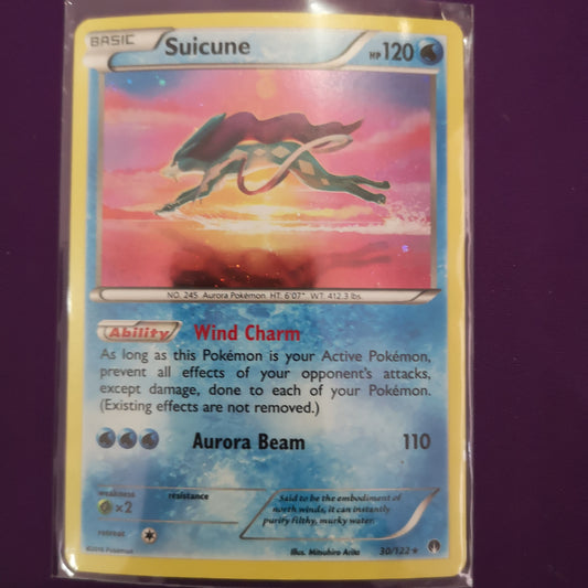 Pokemon Suicune Holo 30/122