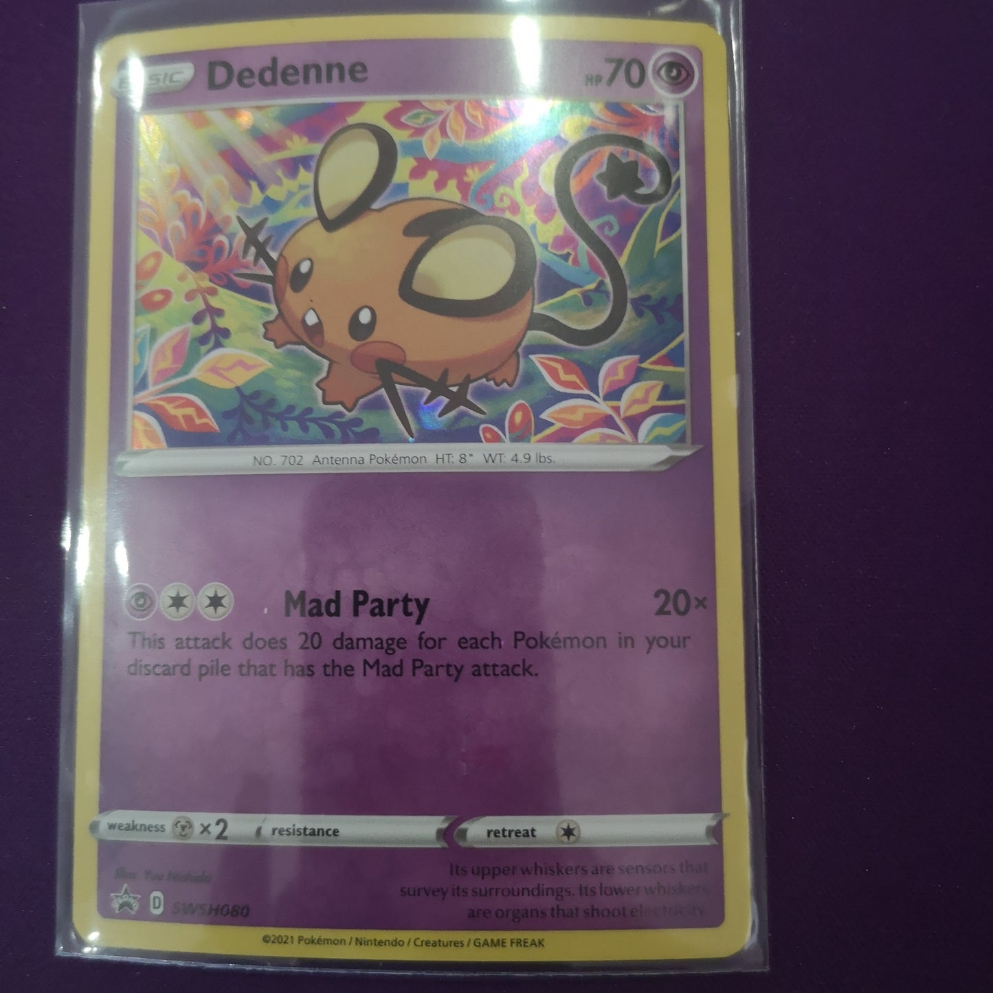 Dedenne Holo Promo SWSH080