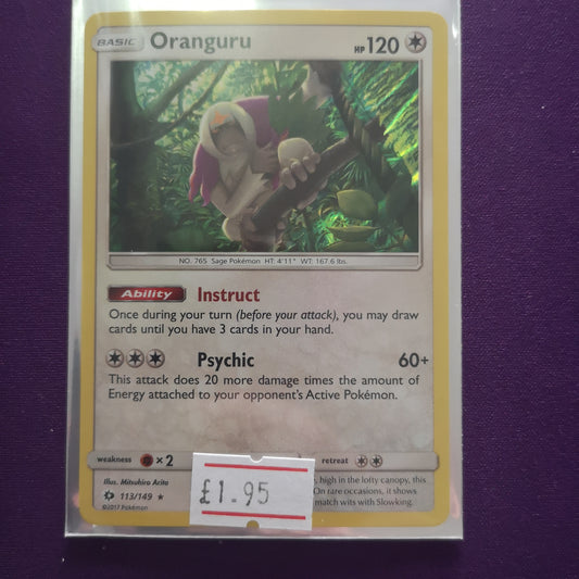 Pokemon Oranguru Holo 113/149