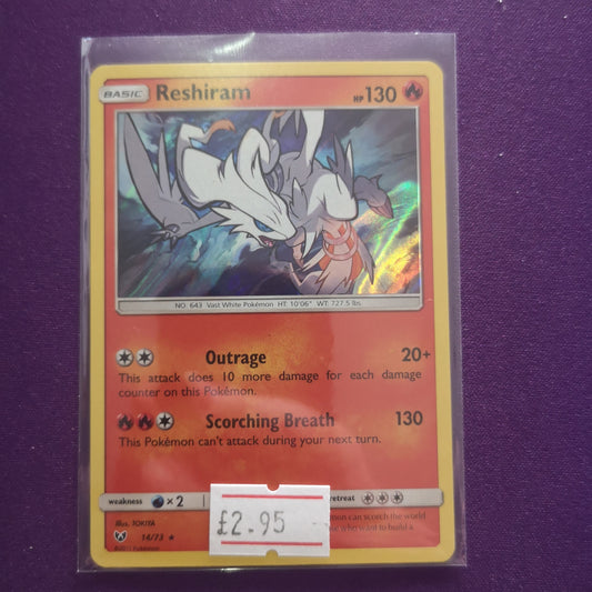 Pokemon Reshiram Holo 14/73
