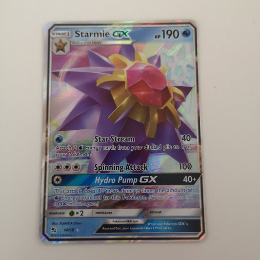 Pokemon Starmie GX 14/68