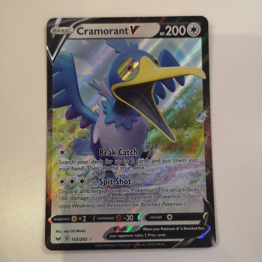 Pokemon Cramorant V 155/202