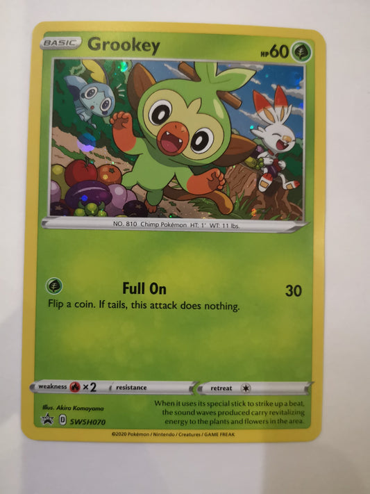 Pokemon Grookey Holo SWSH070