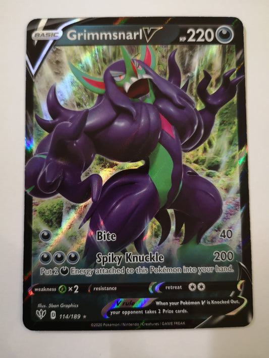 Pokemon Grimmsnarl V 114/189