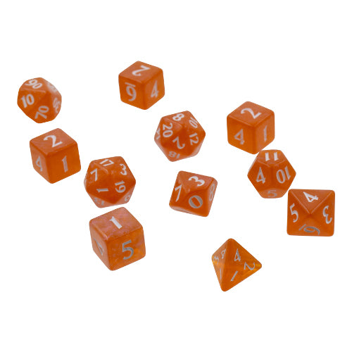 Ultra Pro - Eclipse 11 Dice Set - Pumpkin Orange