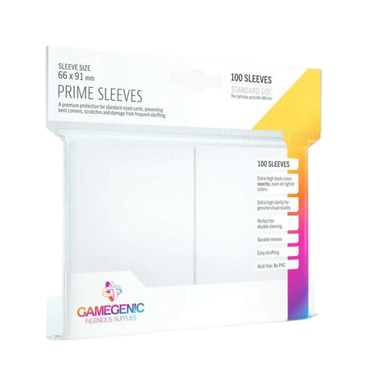 Gamegenic Prime Sleeves - White (100)