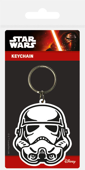 Star Wars (Storm Trooper)  Rubber Keychain