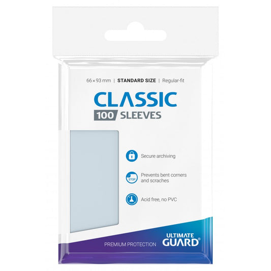Ultimate Guard Standard Classic Transparent 100 Sleeves
