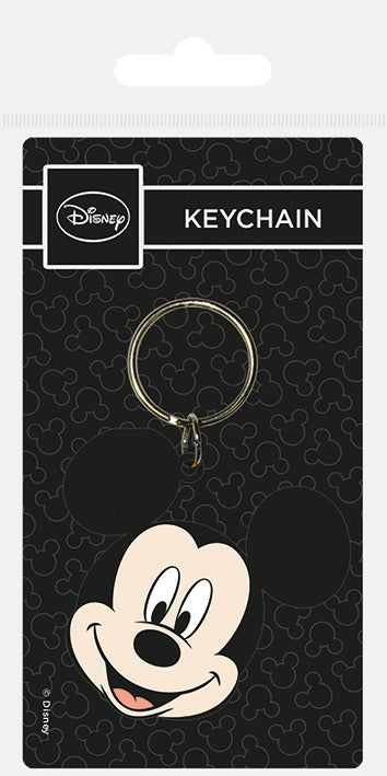 Mickey Mouse (Head)  Rubber Keychain