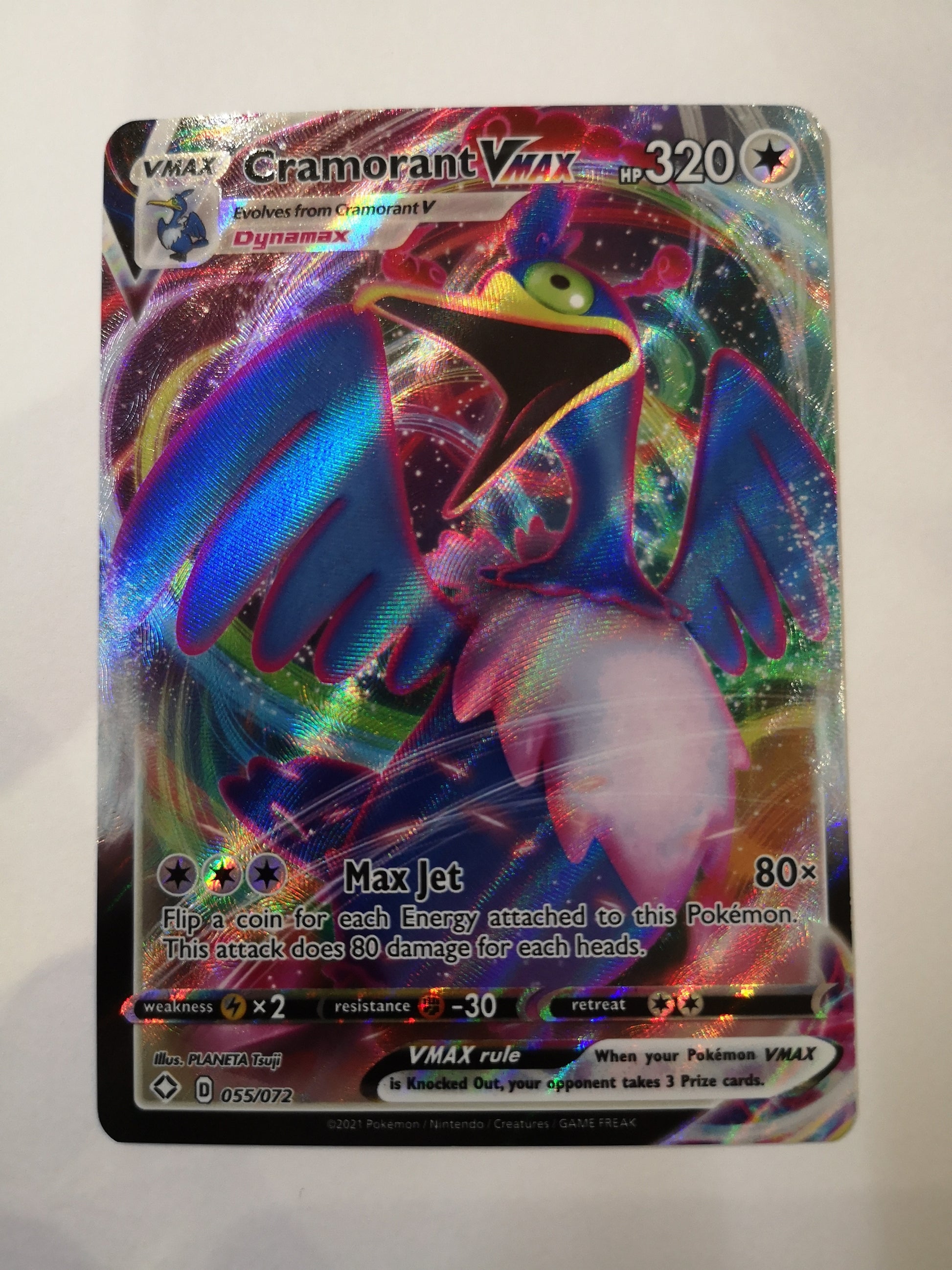 cramorant pokemon card value Pokemon Cramorant VMAX 055/072 – Unified Cards
