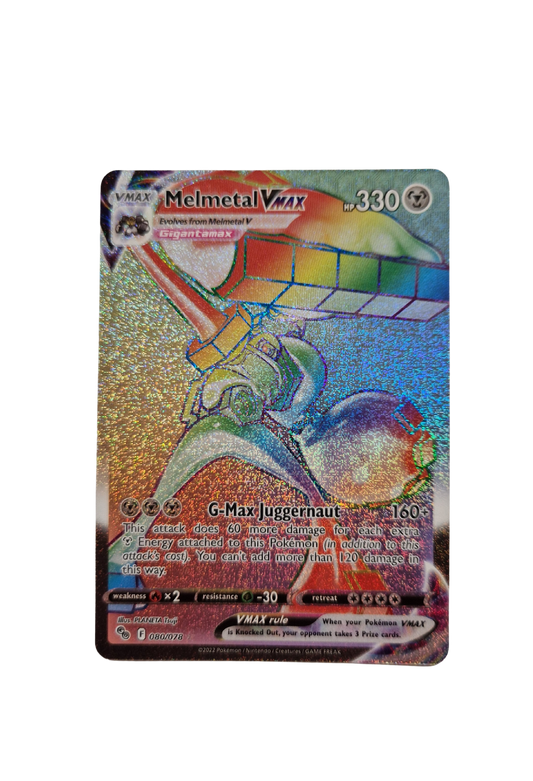 Pokemon Melmetal VMAX rainbow rare 080/078