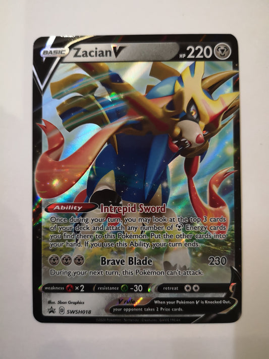 Pokemon Zacian V SWSH018