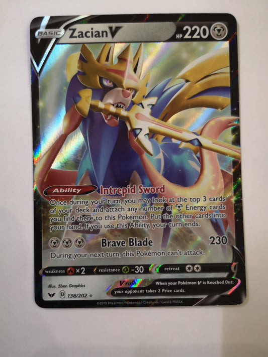 Pokemon Zacian V 138/202