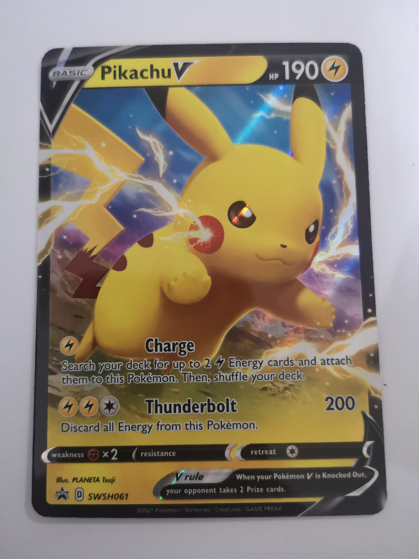 Pokemon Pikachu V SWSH061