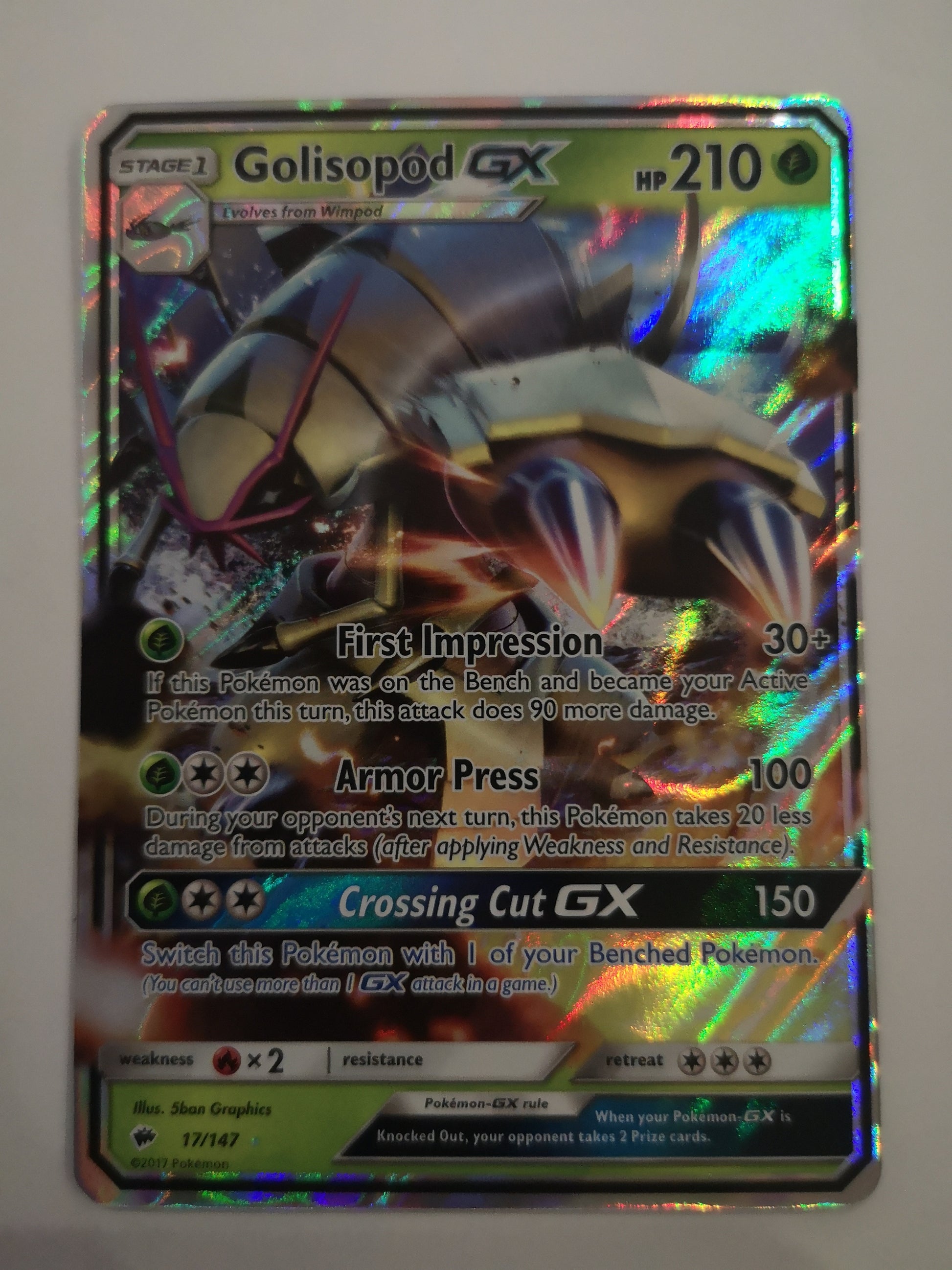 pokemon cards golisopod gx Pokemon Golisopod GX 017/147 – Unified Cards